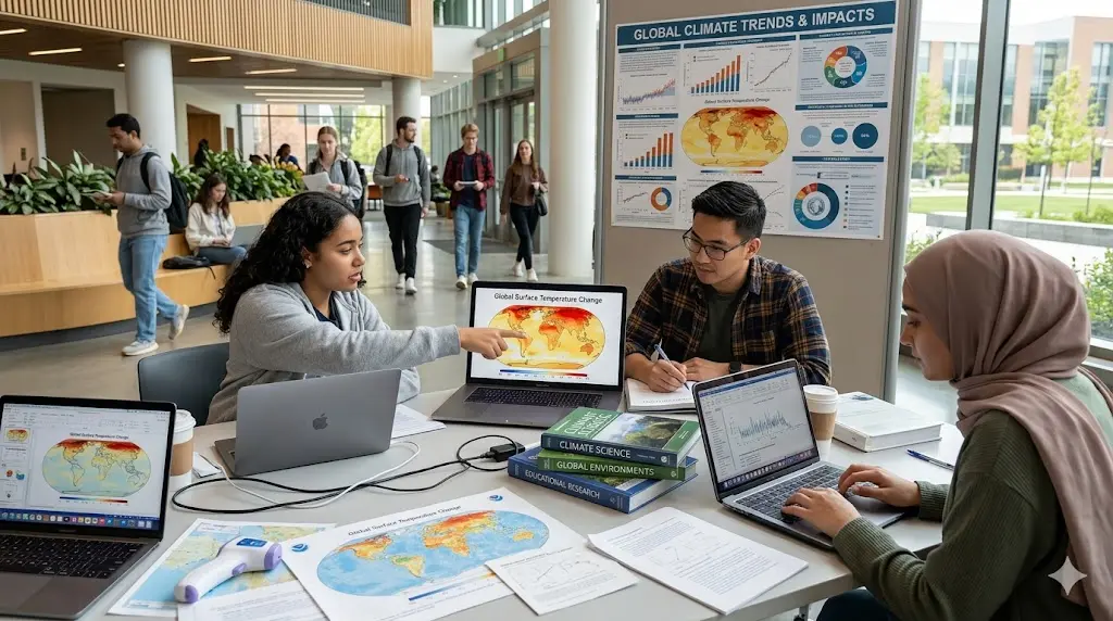 Global Research on Climate Change in Modern Education Systems