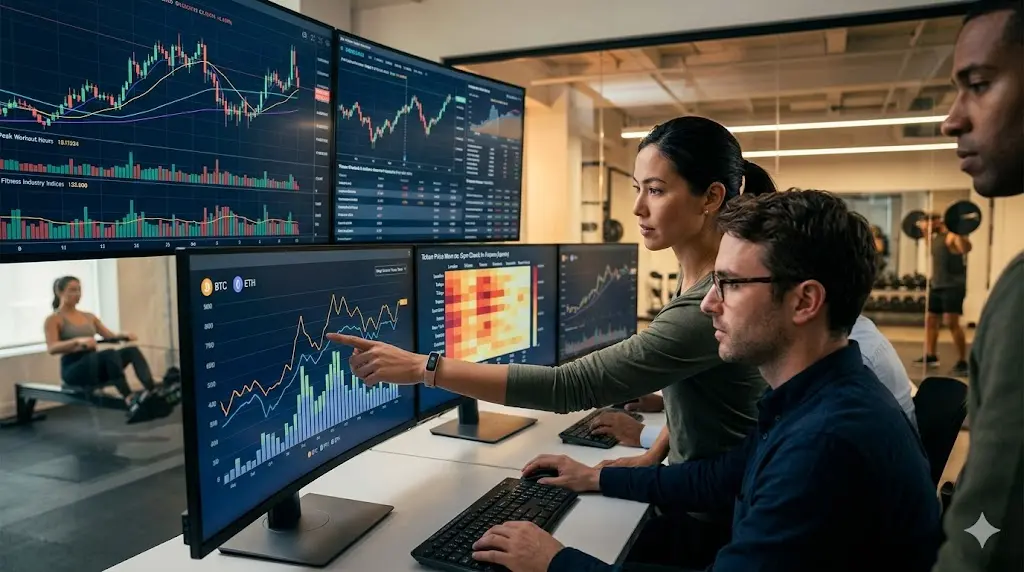 Global Research on Fitness Trends in Cryptocurrency Markets